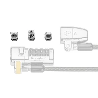 Kensington ClickSafe Universal Slots Security Anchors Kit, Anchor, Stainless steel, 3 pc(s), 31 g, 115 mm, 85 mm