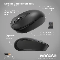 WIRELESS MOBILE MOUSE 1850 BLACK