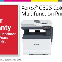 Xerox C325 A4 33ppm Wireless Duplex Copy/Print/Scan/Fax PS3 PCL5e/6 2 Trays Total 251 Sheets, Laser, Colour printing, 4800 x 4800 DPI, A4, Direct printing, Grey, White