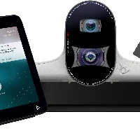 HP Poly Poly G7500 Video Conferencing System with Studio E70 and TC10 Kit No Radio or Power Cord TAA, Video collaboration bar, 4K Ultra HD, Black