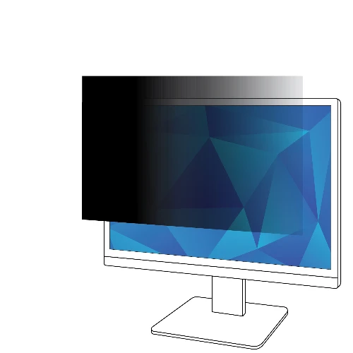 3M Privacy Filter for 21.3in Monitor, 43, PF213C3B, 54.1 cm (21.3