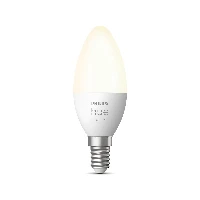 Philips Hue White B39  E14 smart bulb, Smart bulb, White, Bluetooth/Zigbee, Integrated LED, E14, Warm white