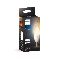 Philips Hue White ambience Candle - E14 smart bulb, Smart bulb, White, Bluetooth/Zigbee, Integrated LED, E14, Cool daylight, Warm white