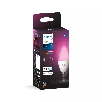 Philips Hue White and colour ambience Candle - E14 smart bulb, Smart bulb, White, Bluetooth/Zigbee, Integrated LED, E14, 2000 K