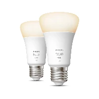 Philips Hue White A60  E27 smart bulb  1100 (2-pack), Smart bulb, White, Bluetooth/Zigbee, LED, E27, Warm white