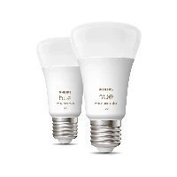 Philips Hue White and colour ambience A60  E27 smart bulb  1100 (2-pack), Smart bulb, White, Bluetooth/Zigbee, LED, E27, 2000 K