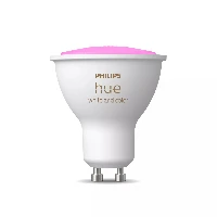 Philips Hue White and colour ambience GU10 - smart spotlight, Smart bulb, White, Bluetooth/Zigbee, Integrated LED, GU10, 2000 K