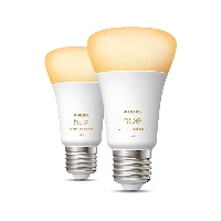 Philips Hue White ambience A60  E27 smart bulb  1100 (2-pack), Smart bulb, White, Bluetooth/Zigbee, Integrated LED, E27, Cool daylight, Warm white