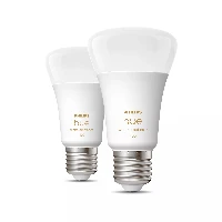 Philips Hue White ambience A60  E27 smart bulb  1100 (2-pack), Smart bulb, White, Bluetooth/Zigbee, Integrated LED, E27, Cool daylight, Warm white