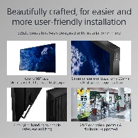 Sony BRAVIA FW-98BZ53L 4K HDR Full Array LED Professional display,780 cd/m2, Deep Black Non-Glare 47% Haze, 24/7 & 5 years PrimeSupport, Digital signage flat panel, 2.49 m (98