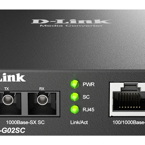 D-Link 100/1000Base-t to 1000Base-SX SC Multi-mode Media Converter (550m), 1000 Mbit/s, 10Base-T, 100Base-T, 1000Base-T, 1000Base-SX, IEEE 802.3, IEEE 802.3ab, IEEE 802.3u, IEEE 802.3x, IEEE 802.3z, 550 m, Multi-mode