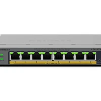 NETGEAR GS108EPP, Unmanaged, Gigabit Ethernet (10/100/1000), Full duplex, Power over Ethernet (PoE), Desktop/Wall-Mounting