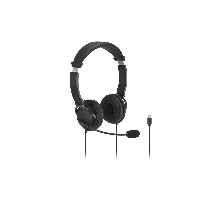 Kensington Classic EQ USB-C Headset with Mic and Volume Control, Wired, Calls/Music, Headset, Black