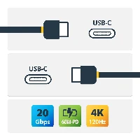 StarTech.com 3m (10ft) USB4 Cable, 20Gbps, USB-IF Certified USB-C Cable, 60W PD, 4K 120Hz DP 2.1, TPE Jacket, Black USB-C Cord, 3 m, USB C, USB C, USB4 Gen 2x2, 20 Gbit/s, Black