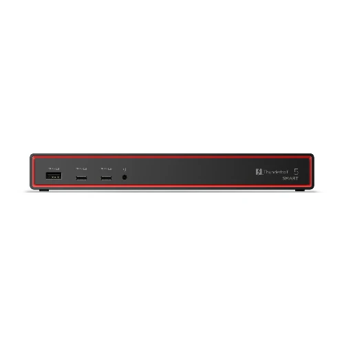 Lenovo ThinkPad Thunderbolt 5 Smart Dock 7500, Wired, Thunderbolt 5, 180 W, 2500 Mbit/s, Black, Eclipse Black