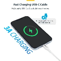 StarTech.com 2m (6.6ft) White USB-C Charging Cable 2-Pack, USB C Cable, USB 2.0 Type-C Laptop Charger Cord, 60W 3A Power Delivery, TPE Jacket, USB-C Data Transfer Cable, M/M, 2 m, USB C, USB C, USB 2.0, 0.48 Gbit/s, White