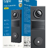 TP-Link Tapo TD20, Black, Wired, 2.4 GHz, 802.11b, 802.11g, Wi-Fi 4 (802.11n), 7.6 m, IP54