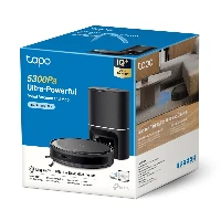 TP-Link Tapo RV20 Max Plus, Bagless, Black, Round, Dust bag, Charging, Purification, 55 dB