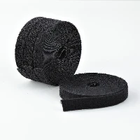 StarTech.com 4-pack 15ft (4.6m) Hook and Loop Roll, 0.5in Wide, Black, Cut-to-Size Reusable Cable Ties, Fastener Tape, Adjustable Fabric Wraps, Bulk Roll, Hook & loop cable tie, Universal, Black