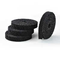 StarTech.com 4-pack 15ft (4.6m) Hook and Loop Roll, 0.5in Wide, Black, Cut-to-Size Reusable Cable Ties, Fastener Tape, Adjustable Fabric Wraps, Bulk Roll, Hook & loop cable tie, Universal, Black