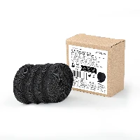 StarTech.com 4-pack 15ft (4.6m) Hook and Loop Roll, 0.5in Wide, Black, Cut-to-Size Reusable Cable Ties, Fastener Tape, Adjustable Fabric Wraps, Bulk Roll, Hook & loop cable tie, Universal, Black