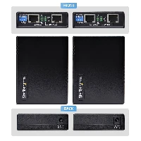 StarTech.com VDSL2 Ethernet Extender Kit over Single Pair Wire, Up to 0.6mi (1km) Long Range LAN Repeater over Phone Line/CAT5e/CAT6, Up to 300Mbps, Replacement for 110VDSLEXTEU - TAA, Network transmitter & receiver, 1000 m, 300 Mbit/s, Cat5e, Cat6, RTL8685FB-CG, 10,100,300 Mbit/s