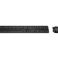 HP Multi-Device Dual-Mode Mouse and Keyboard Combo 495C, Full-size (100%), Wireless, USB + RF Wireless + Bluetooth, Black, Mouse included