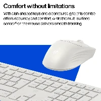 HP Multi-Device Dual-Mode Mouse and Keyboard Combo 495C, Full-size (100%), Wireless, USB + RF Wireless + Bluetooth, Black, Mouse included