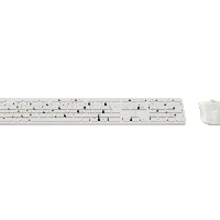 HP Multi-Device Dual-Mode Mouse and Keyboard Combo 495C, Full-size (100%), Wireless, USB + RF Wireless + Bluetooth, White, Mouse included