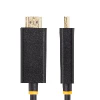 StarTech.com 2m DisplayPort to HDMI Adapter Cable, 4K 60Hz with HDR, DP to HDMI 2.0b, Active Video Converter, DisplayPort Desktop to HDMI Monitor, 2 m, DisplayPort, HDMI Type A (Standard), Male, Male, Straight