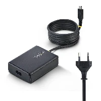 StarTech.com 100W USB-C Laptop Charger with 1.5m Tethered USB-C Cable, Power Adapter Brick for Dell, XPS, HP ProBook, MacBook Pro, Microsoft Surface Pro, Laptop, Indoor, 100 - 240 V, 50 - 60 Hz, 100 W, 5 - 20 V