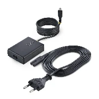 StarTech.com 100W USB-C Laptop Charger with 1.5m Tethered USB-C Cable, Power Adapter Brick for Dell, XPS, HP ProBook, MacBook Pro, Microsoft Surface Pro, Laptop, Indoor, 100 - 240 V, 50 - 60 Hz, 100 W, 5 - 20 V