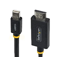 StarTech.com 1m (3ft) Mini DisplayPort to HDMI Adapter Cable, 4K 60Hz with HBR3/HDCP 2.3/DPCP, MDP to HDMI 2.0, Active Video Converter, Mini DisplayPort Desktop to HDMI Monitor, 1 m, Mini DisplayPort, HDMI Type A (Standard), Male, Male, Straight