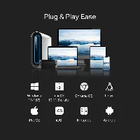 TP-Link USB Type-C to RJ45 Gigabit Ethernet Network Adapter, Wired, USB Type-A/USB Type-C, Ethernet, 1000 Mbit/s, Grey