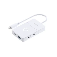 D-Link DUP-501, USB 3.2 Gen 1 (3.1 Gen 1) Type-C, USB 3.2 Gen 1 (3.1 Gen 1) Type-A, USB 3.2 Gen 1 (3.1 Gen 1) Type-C, HDMI, 5000 Mbit/s, White, FCC, CE, 90 mm