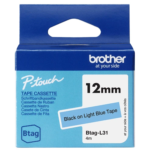 Brother BTAG-L31, Philippines, 5 year(s), Brother, P-touch PT-N10, PT-N20, PT-N25BT, 1.2 cm, 4 m