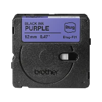 Brother BTAG-F31, Black on purple, Philippines, 5 year(s), Brother, P-touch PT-N10, PT-N20, PT-N25BT, 1.2 cm