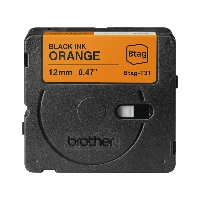 Brother BTAG-T31, Black on orange, Philippines, 5 year(s), Brother, P-touch PT-N10, PT-N20, PT-N25BT, 1.2 cm