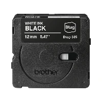 Brother BTAG-335, White on black, Philippines, 5 year(s), Brother, P-touch PT-N10, PT-N20, PT-N25BT, 1.2 cm