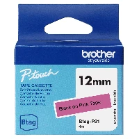 Brother BTAG-P31, Black on pink, Philippines, 5 year(s), Brother, P-touch PT-N10, PT-N20, PT-N25BT, 1.2 cm