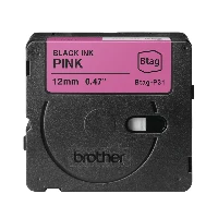 Brother BTAG-P31, Black on pink, Philippines, 5 year(s), Brother, P-touch PT-N10, PT-N20, PT-N25BT, 1.2 cm