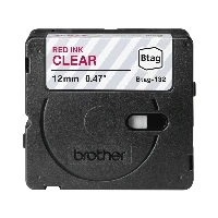 Brother BTAG-132, Red on transparent, Philippines, 5 year(s), Brother, P-touch PT-N10, PT-N20, PT-N25BT, 1.2 cm