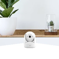 D-Link 2K Pan & Tilt Wi-Fi Camera, IP security camera, Indoor, Wireless, Desk, White, Turret