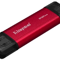 Kingston Technology 512GB Dual USB-A/C Portable SSD, Up to 1050MB/s USB 3.2 Gen 2, 512 GB, USB Type-A / USB Type-C, 3.2 Gen 2 (3.1 Gen 2), 1050 MB/s, Black, Red
