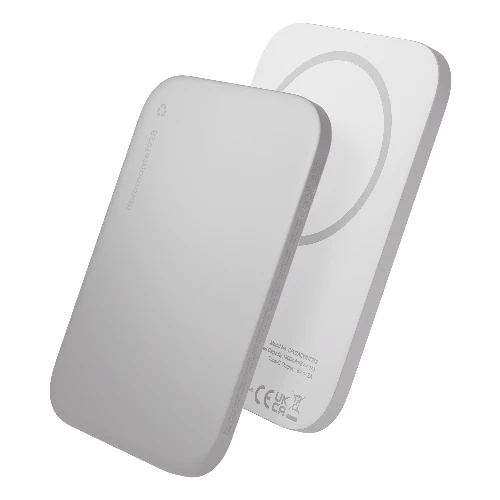 dbramante1928 re-charge - Power Bank 3K WL Ultra Slim Qi1.3 - WHT, 3000 mAh, Wireless charging, 7.5 W, Aluminium