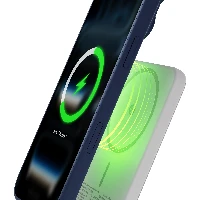 dbramante1928 re-charge - Power Bank 5K WL Slim Qi2.2 25w - WHT, 5000 mAh, Wireless charging, 25 W, Aluminium