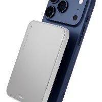 dbramante1928 re-charge - Power Bank 5K WL Slim Qi2.2 25w - WHT, 5000 mAh, Wireless charging, 25 W, Aluminium