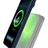 dbramante1928 re-charge - Power Bank 8K WL - 3in1 - Qi1.3 - WHT, 8000 mAh, Wireless charging, 15 W, Aluminium