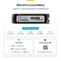 StarTech.com USB-C/USB-A to M.2 NVMe Dock Adapter, 10Gbps, Tool-Free External M.2 NVMe SSD Reader, B+M/M-Key, SSD, M.2, M.2, USB 3.2 Gen 2 (3.1 Gen 2) Type-C, Black, 10 Gbit/s