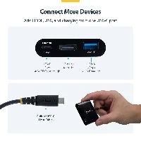 StarTech.com USB-C to HDMI Multiport Adapter with 140W PD Charging, 4K 60Hz HDMI, USB 5Gbps Hub, Mini Dock For MacBook / Dell / Thinkpad / HP / iPad / Tablets, Wired, USB 3.2 Gen 1 (3.1 Gen 1) Type-C, 140 W, Black, 5 Gbit/s, 4K Ultra HD